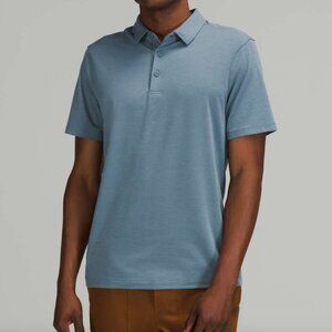 LULULEMON - Men's Evolution Short Sleeve S Polo Shirt River Blue